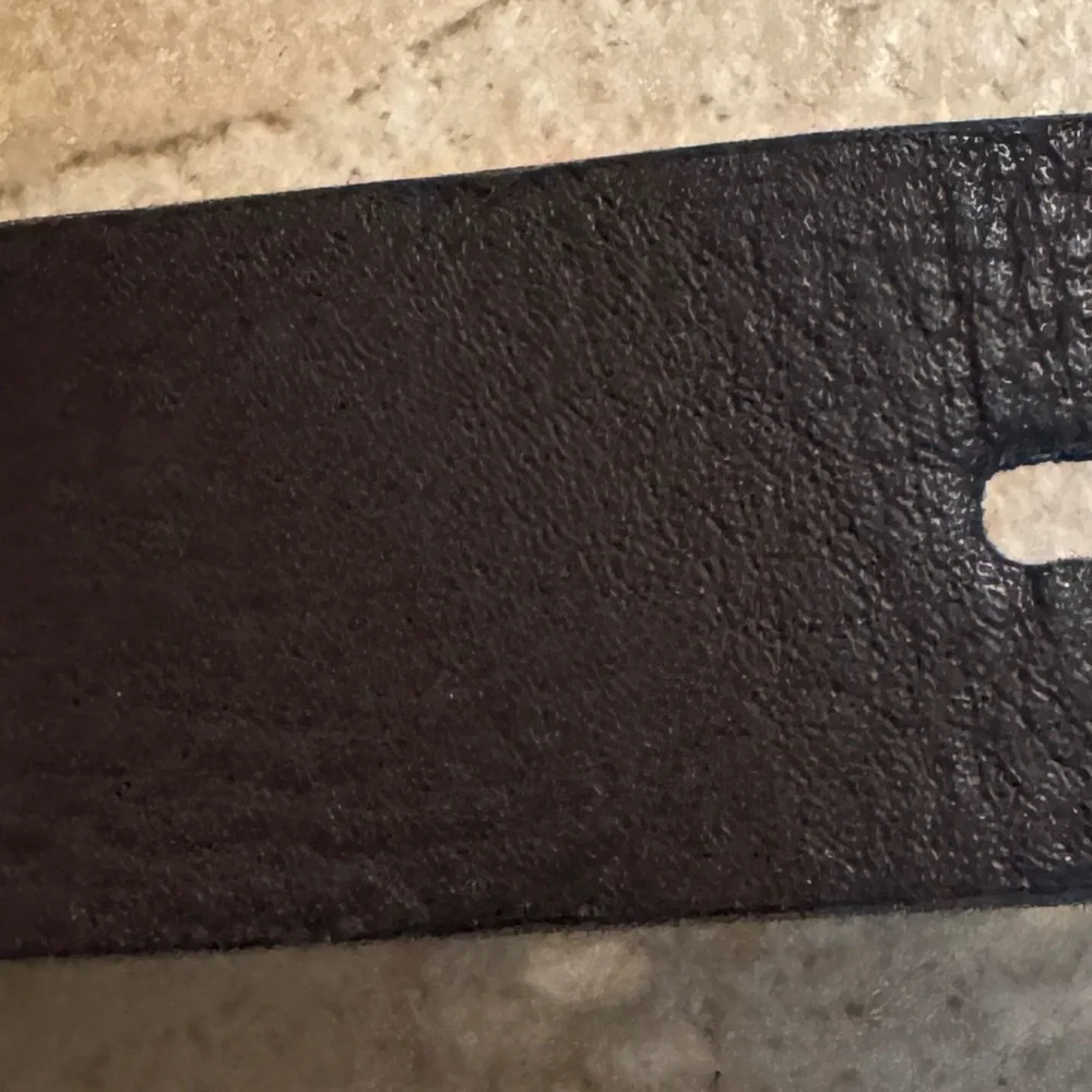 Boy's Brown Belt Faux Leather Adjustable 33.5 Length 1 1/8 Width
